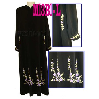 Jubah Hitam Saudi ( Ml3Bl-L)