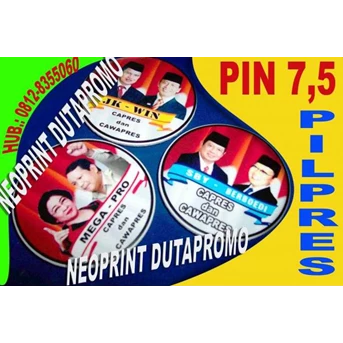 PIN, GANTUNGAN KUNCI PILPRES CAPRES CALEG, ATRIBUT KAMPANYE