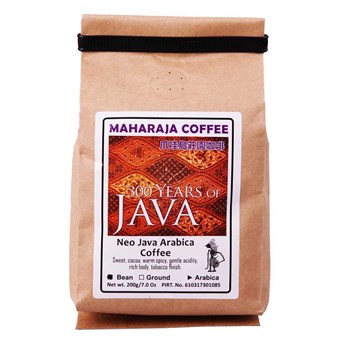 300 years of Java Arabica roasted coffee