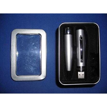 silver pen video camera 4 GB ( box)