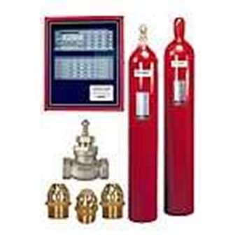 Clean agent fire suppression system