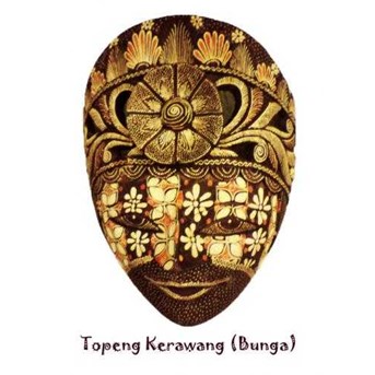 Topeng kerawang bunga