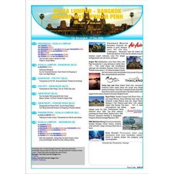 KUl-BKK-ANGKORWAT-PHNOMPENH Akhir Tahun 2009