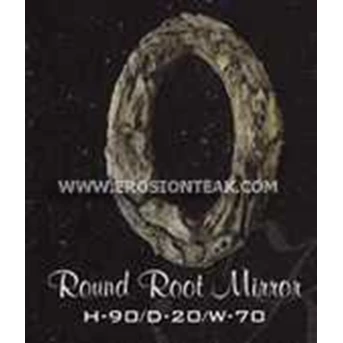 Round Root Mirror