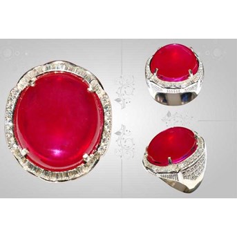 Natural Super Strong big Size Ruby Red ( Code : RBB 012)