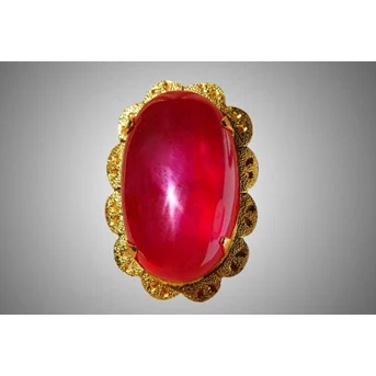 Natural Super Ruby Star Vivid Red ( Code : RBS 042)