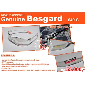 Besgard Safety Glasses 649c