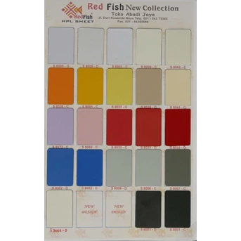 HPL-Red Fish New Design MURAH-berkwalitas