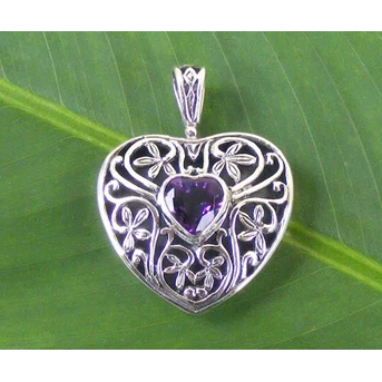 Silver Pendant - OneHeart..