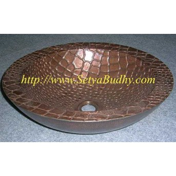 Wastafel Kulit Buaya