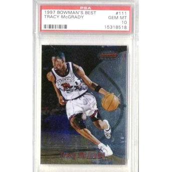 Tracy Mcgrady RC Bowman Bes 1997-98t PSA 10