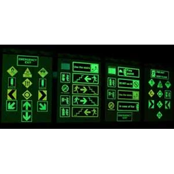 SAFETY SIGN Evacuation Signage ( GLOW IN THE DARK / PHOTO LUMINESCENT)