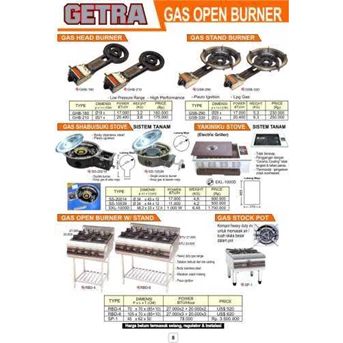 Gasa Open Burner