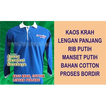 Kaos Lengan Panjang - Bordir