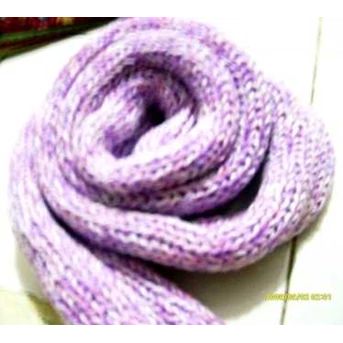 Bulky Purple Scarf
