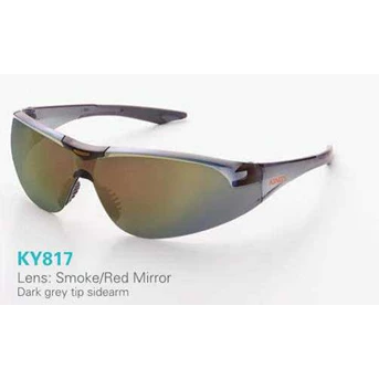 Kacamata : KY817 - Lens Smoke Red Mirror, Dark Grey Tip Sidearm