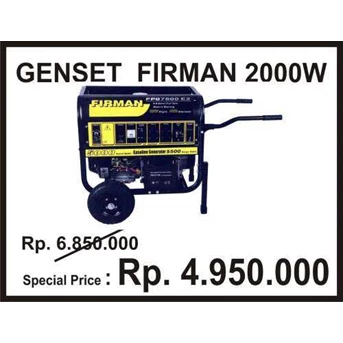 GENSET FIRMAN FPG 2800E2