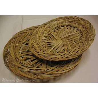 piring lidi & kerajinan bambu
