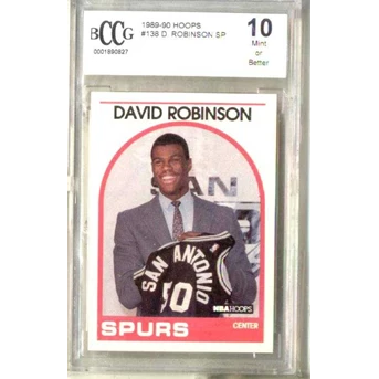 David Robinson RC 1989-90 BCCG 10 # 138