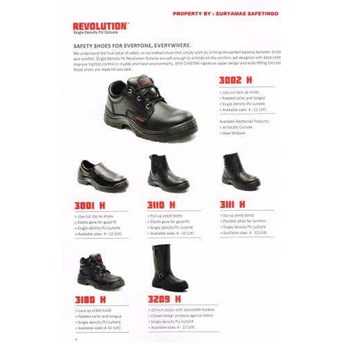 SEPATU SAFETY CHEETAH REVOLUTION SERIES ( NEW) PU OUTSOLE