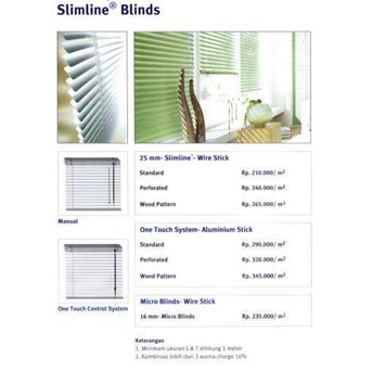 SLIME LINE BLINDS