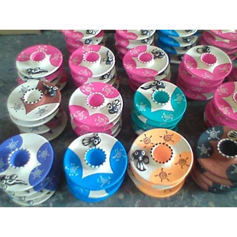 tempat lilin bulat