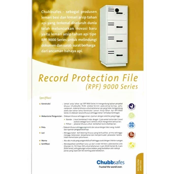 Record Protection File ( RPF ) 9000 Series Chubb Safes
