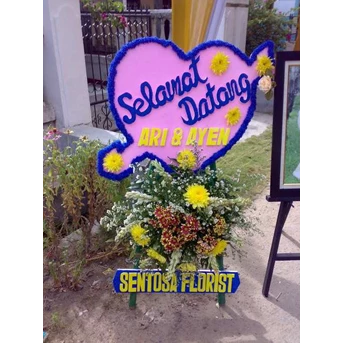 Standing Flowers Welcome