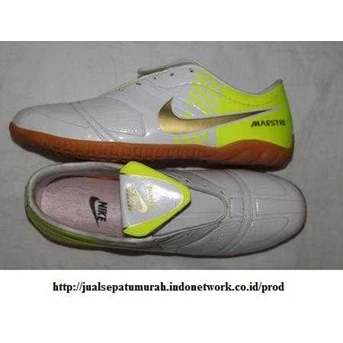 Sepatu Futsal Nike Maestri Putih-Hijau ( UK 40-44)