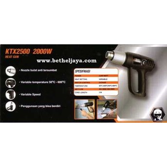 HEAT GUN BLACK & DECKER KTX2500 2000W