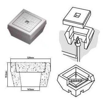 CONCRETE GROUND ROD INSPECTION PIT