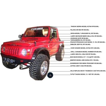 ACCESSORIES JIP SUZUKI JIMNY