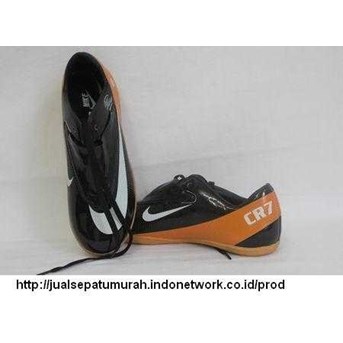 Sepatu Futsal Nike Mercurial CR7 Hitam-Orange ( UK 39-43)