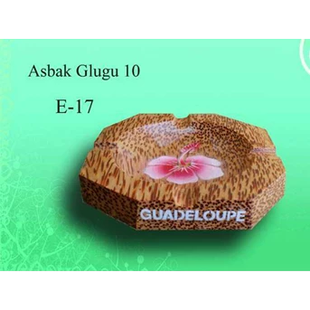 Asbak Kelapa 10 cm Airbrush