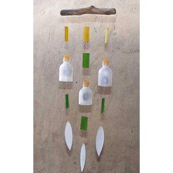 Bali Driftwood Glass Wind Chime
