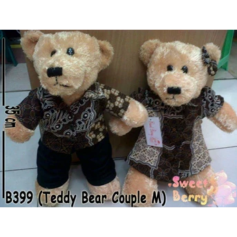 B399 ( Boneka Teddy Bear Couple) - Batik