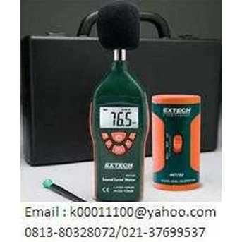 EXTECH 407322 Low / High Sound Level Meter Kit, Hp: 081380328072, Email : k00011100@ yahoo.com