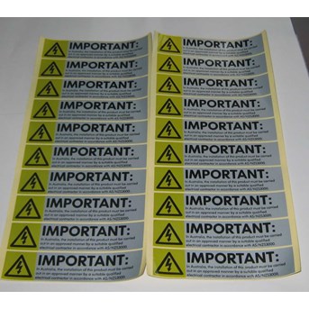 STICKER LABEL / LABELING STICKER