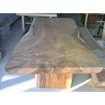 meja kayu meh suar trembesi joko keset utuh satu kayu
