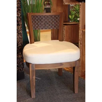 Teak Chair with Coco mosaic details