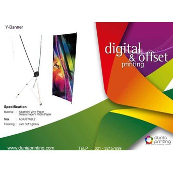 Cetak Y-Banner 1 set