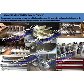 Hardfacing Application on Mixer, plungger & Screw