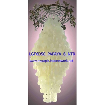 CAPIZ LAMP CHANDELIER
