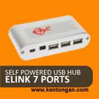 ELINK USB HUB 7 PORTS - SELF POWERED ( READY STOCK) HUB MULTI KONEKSI MODEM USB| SERVER PULSA