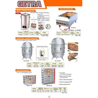 ELECTRIC DEEP FRYER, GAS TILTING KETTLE, GAS BARBEQUE & KEBAB GRILL