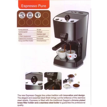 Gaggia Coffee Maker Espresso Pure RP 3.750.000