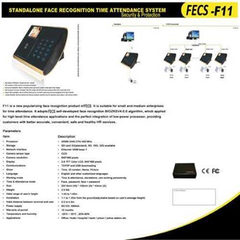 Standalone Face Recognition Time Attendance System Model FECS-F11