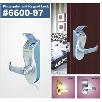 Fingerprint Lock with Single Spring Latch Model # 66000-97