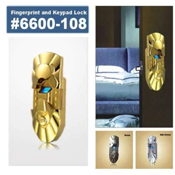 Fingerprint Lock with Single Deadbolt Latch Model # 66000-108A