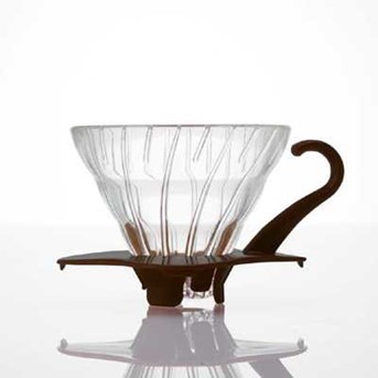Hario VDG-01CBR V60 Glass brown handle